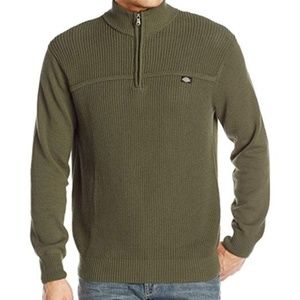 Men's Dickies Buster 1/4 Zip Mock Sweater